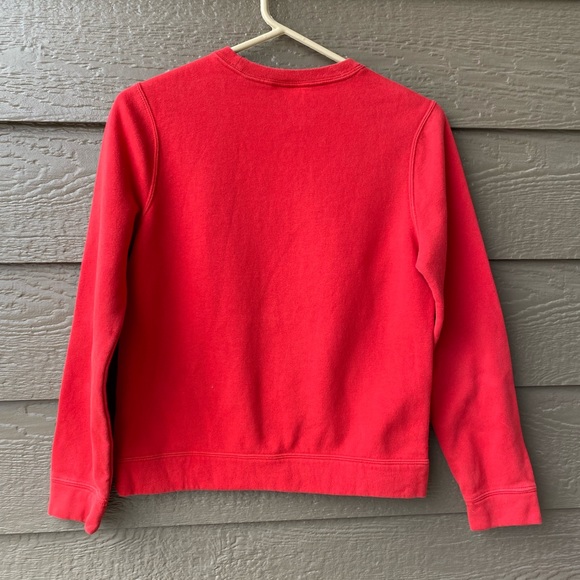 Nike Sweatshirt Crew Kangaroo pockets fleece kids size M, red - Picture 2 of 13